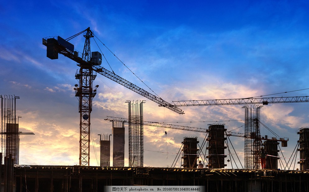 唯美建筑工地圖片